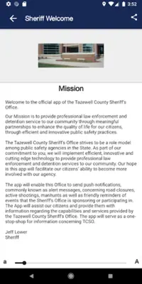 Tazewell Co Sheriff android App screenshot 0